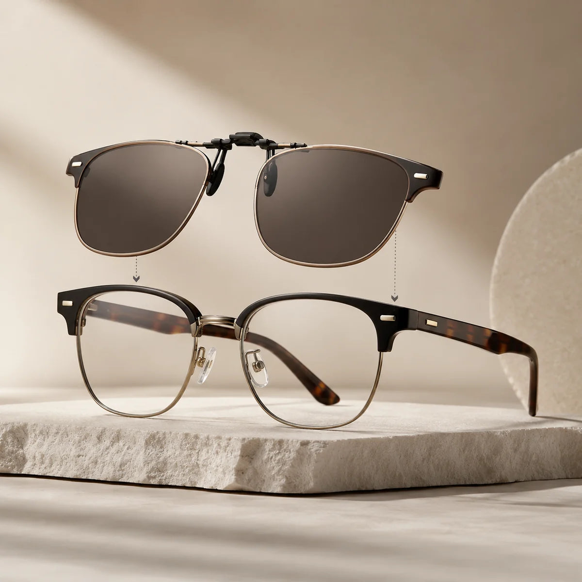 Clip-On Glasses